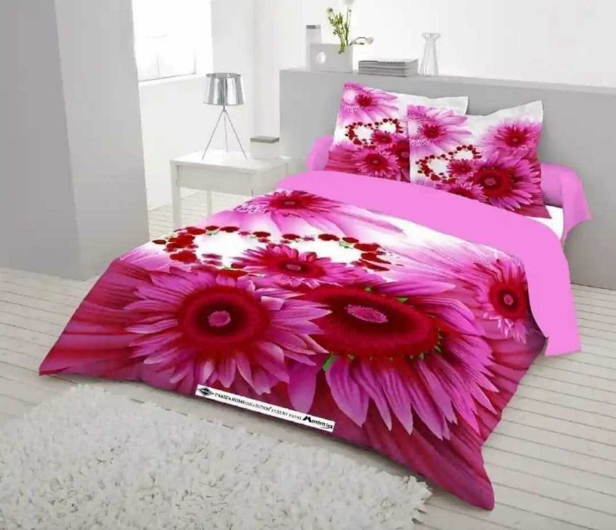 Exclusive 100% Cotton Bed Sheet 7.5 feet by 8 feet ফেব্রিক্স: ১০০% কটন। ১০০% কালার গ্যারান্টি। বেডশীট সাইজ: ৭.৫ ফিট x ৮ ফিট বালিশের কভার: ২০ ইঞ্চি x ২৮ ইঞ্চি কোলবালিশের কভার।